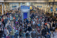 Eurostar trains cancelled at St Pancras Station. 