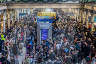 Eurostar trains cancelled at St Pancras Station. 