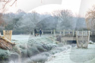 Icy weather for the New Year. 