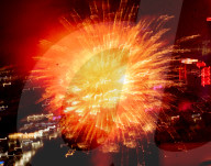 Las Vegas welcomes New Year with spectacular fireworks despite rain