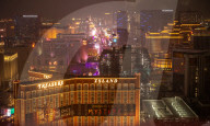 Las Vegas welcomes New Year with spectacular fireworks despite rain