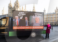 Daisy Cooper social care press conference outside Parliament.