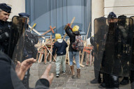 Action By The Inter-Union Group Of Farmers In Toulouse