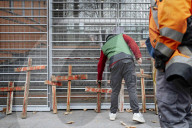 Farmers procession through the streets of Toulouse