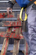 Farmers procession through the streets of Toulouse