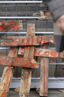 Farmers procession through the streets of Toulouse