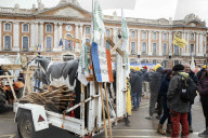 Action By The Inter-Union Group Of Farmers In Toulouse