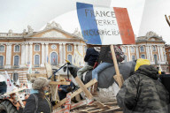 Action By The Inter-Union Group Of Farmers In Toulouse
