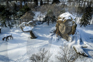 Canada: Giant Mosaiculture Sculptures Covered In Snow