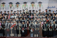 Graduation ceremony for Gaza medical students