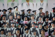 Graduation ceremony for Gaza medical students