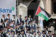 Graduation ceremony for Gaza medical students