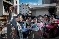 Graduation ceremony for Gaza medical students