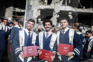 Graduation ceremony for Gaza medical students