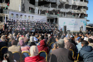 Graduation ceremony for Gaza medical students