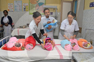 New Year's newborn babies in India