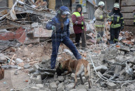 Emergency Rescue Operations Continue Following Russian Strike - Kharkiv