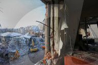 Emergency Rescue Operations Continue Following Russian Strike - Kharkiv