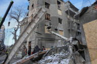 Emergency Rescue Operations Continue Following Russian Strike - Kharkiv