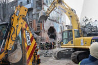 Emergency Rescue Operations Continue Following Russian Strike - Kharkiv