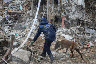 Emergency Rescue Operations Continue Following Russian Strike - Kharkiv