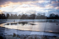 Icy weather for the New Year. 