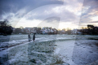 Icy weather for the New Year. 