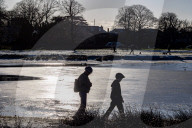 Icy weather for the New Year. 