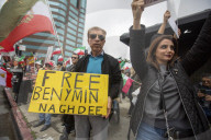 Iran Regime Opponents Protest In LA