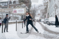 Snowfall in Paris 2026