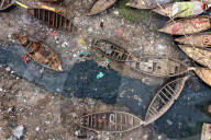 Pollution Chokes Shuvaddya Canal In Dhaka