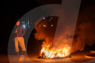 Farmers Block Highways Near The Spanish-French Border