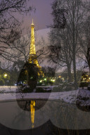Illustration - Paris Under the Snow - Paris