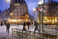 Illustration - Paris Under the Snow - Paris