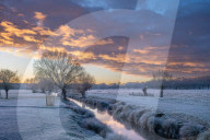 Icy weather for the New Year. 