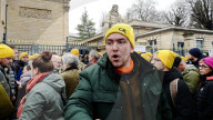 Farmers Protest In Front Of The National Assembly - Paris