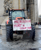 Several Dozen Farmers From The Coordination Rurale Arriving In Paris