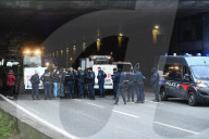 Farmers Protest Ends at Porte Maillot - Paris