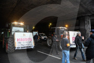 Farmers Protest Ends at Porte Maillot - Paris
