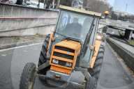 Farmers Protest Ends at Porte Maillot - Paris