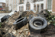 Farmers Dump Trash In Front Of Montauban Prefecture - France