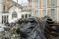 Farmers Dump Trash In Front Of Montauban Prefecture - France