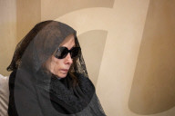 Rare Appearance Of Lebanese Singer Fayrouz At Her Son s Funeral - Bikfaya