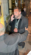 Ben Affleck slips out of The Whitby Hotel amid fan attention in New York, NY