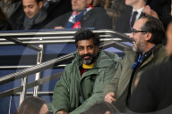 Célébrités lors du 16ème de finale de la Coupe de France entre le PSG face au Paris FC (01) au Parc des Princes à Paris