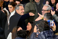 Célébrités lors du 16ème de finale de la Coupe de France entre le PSG face au Paris FC (0-1) au Parc des Princes à Paris