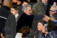 Célébrités lors du 16ème de finale de la Coupe de France entre le PSG face au Paris FC (0-1) au Parc des Princes à Paris