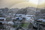 Displaced Gazans' life amid rubble left by Israeli attacks