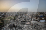 Displaced Gazans' life amid rubble left by Israeli attacks