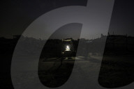 Gazans in tents resort to rubble fires for warmth